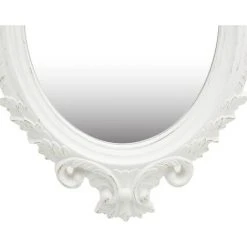 TRUE DEAL Miroir Mural Style Château 56x76 Cm Blanc -Miroir Soldes Boutique 26305134 3