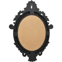 TRUE DEAL Miroir Mural Style Château 56x76 Cm Noir -Miroir Soldes Boutique 26305151 4