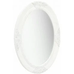 ASUPERMALL Miroir Mural Style Baroque 50x70 Cm Blanc 11 ASUPERMALL Miroir Mural Style Baroque 50x70 Cm Blanc -Miroir Soldes Boutique 26426298 5