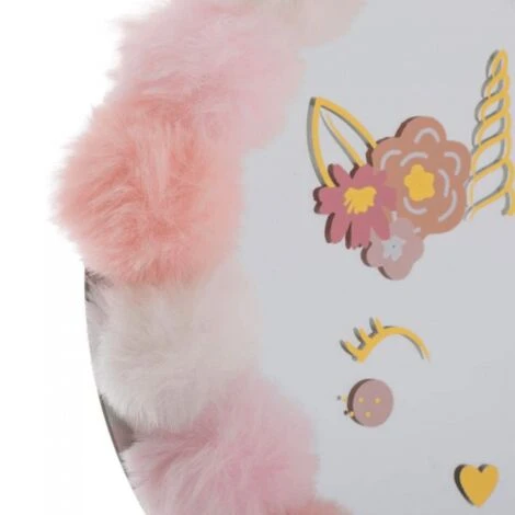 ATMOSPHERA CRÉATEUR D'INTÉRIEUR Miroir Enfant Avec Pompons Tout Doux - Rose 4 ATMOSPHERA CRÉATEUR D'INTÉRIEUR Miroir Enfant Avec Pompons Tout Doux - Rose – Image 2