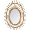 ATMOSPHERA CRÉATEUR D'INTÉRIEUR Miroir En Rotin Oval 43x58 Cm - Beige -Miroir Soldes Boutique 26595834 1