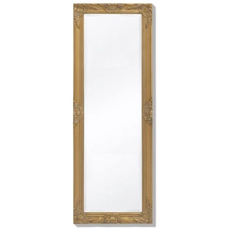 TRUE DEAL Miroir Mural Style Baroque 140 X 50 Cm Doré 6 TRUE DEAL Miroir Mural Style Baroque 140 X 50 Cm Doré – Image 4