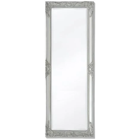 TRUE DEAL Miroir Mural Style Baroque 140 X 50 Cm Argenté 3 TRUE DEAL Miroir Mural Style Baroque 140 X 50 Cm Argenté