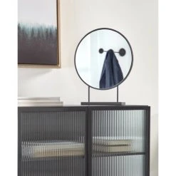 Kave Home - Miroir Libia 36 X 45 Cm - Noir -Miroir Soldes Boutique 26696543 2