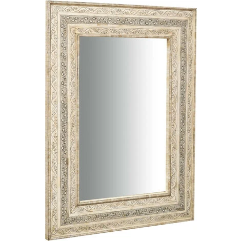 BISCOTTINI Miroir Suspendu Vertical/horizontal En Bois Et Os De Chameau L95xPR5XH122 Cm 3 BISCOTTINI Miroir Suspendu Vertical/horizontal En Bois Et Os De Chameau L95xPR5XH122 Cm
