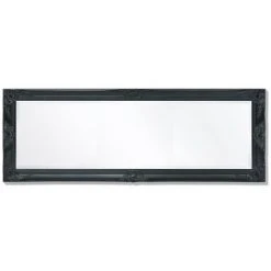 TRUE DEAL Miroir Mural Style Baroque 140 X 50 Cm Noir -Miroir Soldes Boutique 26871823 5