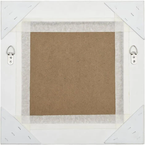 ASUPERMALL Miroir Mural Style Baroque 40x40 Cm Argente 6 ASUPERMALL Miroir Mural Style Baroque 40x40 Cm Argente – Image 4