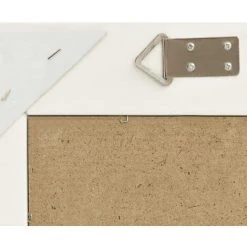 ASUPERMALL Miroir Mural Style Baroque 50x50 Cm Blanc -Miroir Soldes Boutique 26965780 5