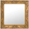 ASUPERMALL Miroir Mural Style Baroque 50x50 Cm Dore -Miroir Soldes Boutique 26965781 1