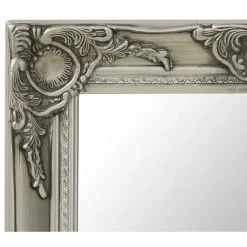 ASUPERMALL Miroir Mural Style Baroque 50x50 Cm Argente -Miroir Soldes Boutique 26965782 4
