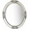ASUPERMALL Miroir Mural Style Baroque 50x60 Cm Argente -Miroir Soldes Boutique 26965799 1