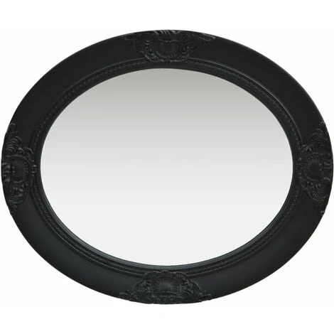 ASUPERMALL Miroir Mural Style Baroque 50x60 Cm Noir 6 ASUPERMALL Miroir Mural Style Baroque 50x60 Cm Noir – Image 4