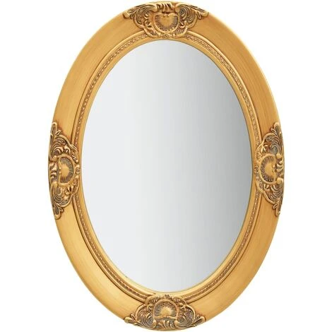 ASUPERMALL Miroir Mural Style Baroque 50x70 Cm Dore 3 ASUPERMALL Miroir Mural Style Baroque 50x70 Cm Dore