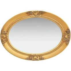 ASUPERMALL Miroir Mural Style Baroque 50x70 Cm Dore 10 ASUPERMALL Miroir Mural Style Baroque 50x70 Cm Dore -Miroir Soldes Boutique 26965801 4