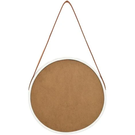 ASUPERMALL Miroir Mural Avec Sangle 40 Cm Blanc 7 ASUPERMALL Miroir Mural Avec Sangle 40 Cm Blanc – Image 5