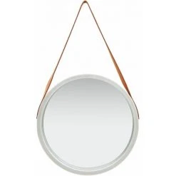 ASUPERMALL Miroir Mural Avec Sangle 50 Cm Argente -Miroir Soldes Boutique 26965814 5