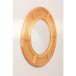 Miroir Mural Rond En Rotin (Ø81 Cm) Lopo SKLUM Rotin - Marron Naturel -Miroir Soldes Boutique 26968050 2