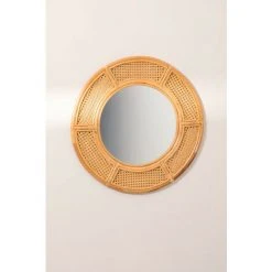 Miroir Mural Rond En Rotin (Ø81 Cm) Lopo SKLUM Rotin - Marron Naturel -Miroir Soldes Boutique 26968050 3