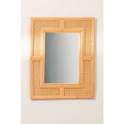Miroir Mural Rectangulaire En Rotin (75x61 Cm) Masit SKLUM Rotin - Marron Naturel 10 Miroir Mural Rectangulaire En Rotin (75x61 Cm) Masit SKLUM Rotin - Marron Naturel -Miroir Soldes Boutique 26968051 4