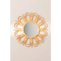 Miroir Mural Rond En Rotin (Ø60,6 Cm) Kraty SKLUM Rotin - Marron Naturel -Miroir Soldes Boutique 26968064 3