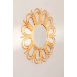 Miroir Mural Rond En Rotin (Ø60,6 Cm) Kraty SKLUM Rotin - Marron Naturel -Miroir Soldes Boutique 26968064 4