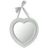 Atmosphera - Miroir Mural Coeur En Bois Avec Ruban 27 X 27 Cm - Gris 2 Atmosphera - Miroir Mural Coeur En Bois Avec Ruban 27 X 27 Cm - Gris -Miroir Soldes Boutique 26970560 1