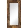 TRUE DEAL Miroir Bois De Récupération Massif 50 X 110 Cm