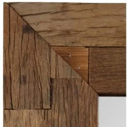 TRUE DEAL Miroir Bois De Récupération Massif 50 X 110 Cm -Miroir Soldes Boutique 27102327 3