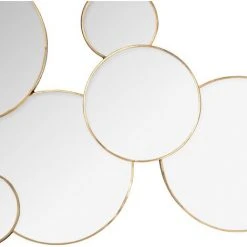 ATMOSPHERA, CRÉATEUR D'INTÉRIEUR Miroirs Ronds Multiples Lila 61x37 Cm - Or 7 ATMOSPHERA, CRÉATEUR D'INTÉRIEUR Miroirs Ronds Multiples Lila 61x37 Cm - Or -Miroir Soldes Boutique 27620603 3