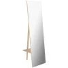 Kave Home - Miroir-portemanteau Keisy 45 X 160 Cm - Naturel -Miroir Soldes Boutique 27642526 1