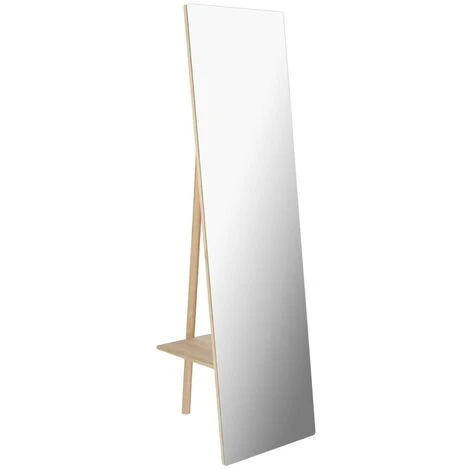 Kave Home - Miroir-portemanteau Keisy 45 X 160 Cm - Naturel 3 Kave Home - Miroir-portemanteau Keisy 45 X 160 Cm - Naturel