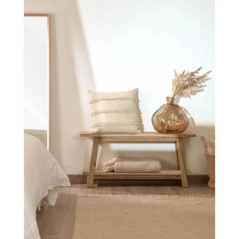 Kave Home - Miroir-portemanteau Keisy 45 X 160 Cm - Naturel 5 Kave Home - Miroir-portemanteau Keisy 45 X 160 Cm - Naturel – Image 3