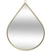 ATMOSPHERA CRÉATEUR D'INTÉRIEUR Miroir Métal Goutte 28x39 Cm - Or -Miroir Soldes Boutique 27647595 1
