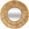 ATMOSPHERA CRÉATEUR D'INTÉRIEUR Miroir Raphia Safari D57 - Beige -Miroir Soldes Boutique 27749116 1