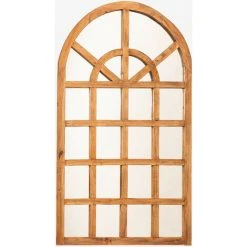 Miroir Effet Fenêtre En Bois Recyclé (149x87 Cm) Vient SKLUM Bois Recyclé - Bois Recyclé
