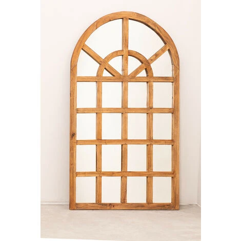 Miroir Effet Fenêtre En Bois Recyclé (149x87 Cm) Vient SKLUM Bois Recyclé - Bois Recyclé 5 Miroir Effet Fenêtre En Bois Recyclé (149x87 Cm) Vient SKLUM Bois Recyclé - Bois Recyclé – Image 3