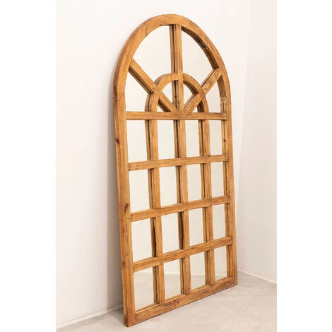 Miroir Effet Fenêtre En Bois Recyclé (149x87 Cm) Vient SKLUM Bois Recyclé - Bois Recyclé 6 Miroir Effet Fenêtre En Bois Recyclé (149x87 Cm) Vient SKLUM Bois Recyclé - Bois Recyclé – Image 4