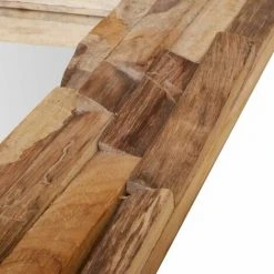 ASUPERMALL Miroir Decoratif Teck 60 X 60 Cm Carre -Miroir Soldes Boutique 27970502 5