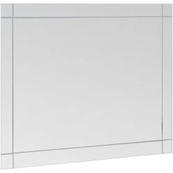 ASUPERMALL Miroir Mural 100x60 Cm Verre -Miroir Soldes Boutique 27970594 3