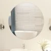 ASUPERMALL Miroir Rond Sans Cadre 90 Cm Verre
