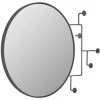 Kave Home - Miroir Avec Crochets Vianela 70 X 51 Cm Noir - Noir -Miroir Soldes Boutique 27979299 1