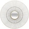 Atmosphera - Miroir Mural En Métal Doré D 64,5 Cm - Noir/doré 2 Atmosphera - Miroir Mural En Métal Doré D 64,5 Cm - Noir/doré -Miroir Soldes Boutique 28245737 1