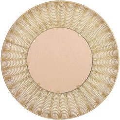 BELIANI Miroir En Métal Cuivré 77x77 - Cuivré -Miroir Soldes Boutique 28358047 5