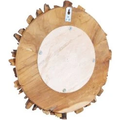 ASUPERMALL Miroir Mural 40 Cm Teck Rond -Miroir Soldes Boutique 28379891 2