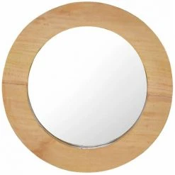 ASUPERMALL Miroir Mural 40 Cm Teck Rond