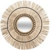 Atmosphera - Miroir Mural Seagrass D 60 Cm - Beige