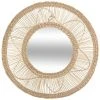 ATMOSPHERA CRÉATEUR D'INTÉRIEUR Miroir Rond Seagrass Fleur D58 - Beige -Miroir Soldes Boutique 28832933 1