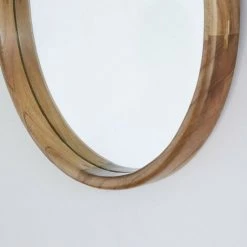 BOIS DESSUS BOIS DESSOUS Miroir Rond En Bois De Mindy 50 - Naturel -Miroir Soldes Boutique 28849502 3