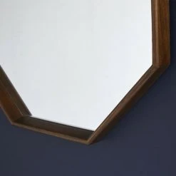 BOIS DESSUS BOIS DESSOUS Miroir Octogonal En Bois De Mindy 60 - Marron -Miroir Soldes Boutique 28849503 3