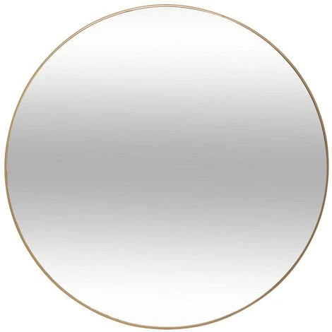 Atmosphera - Grand Miroir Mural En Métal Doré D 76 Cm - Doré 3 Atmosphera - Grand Miroir Mural En Métal Doré D 76 Cm - Doré